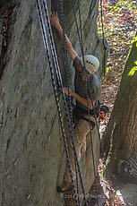 Photo climbing session at Raven Rock Hollow, October 16, 2016. IndyVision Photography 2016.